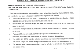 ARINC Type Approval-1